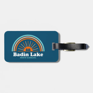 Badin Lake North Carolina Regenbogen Gepäckanhänger