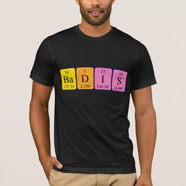Badis Periodenname Shirt (Vorderseite)