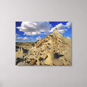 Badlands at Dinosaur Provincial Park in Alberta, 3 Leinwanddruck