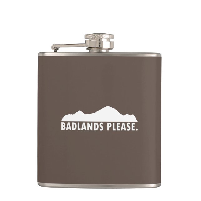 Badlands bitte flachmann (Vorderseite)