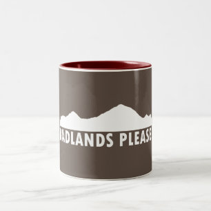 Badlands bitte zweifarbige tasse