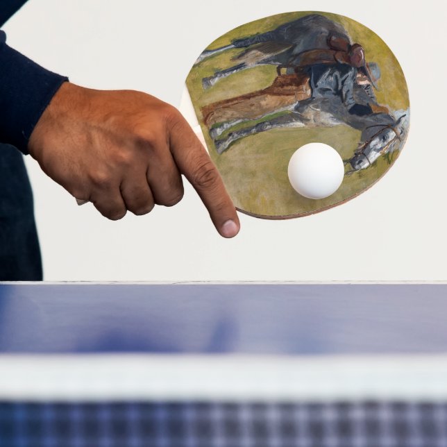 Badlands, Cowboy Horse Old West Thomas Eakins Tischtennis Schläger (InSitu)