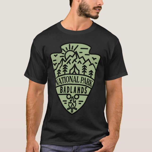 Badlands � endlosen Horizont T-Shirt (Vorderseite)