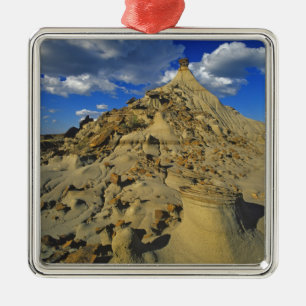 Badlands-Formationen im Dinosaur Provincial Park 5 Ornament Aus Metall