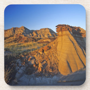 Badlands-Formationen im Provinzialpark Dinosaur 3 Untersetzer