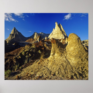 Badlands-Formationen im Provinzpark Dinosaur 2 Poster