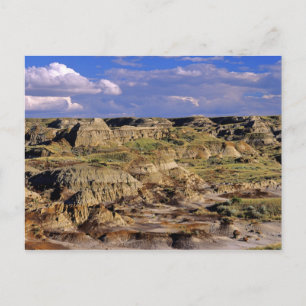 Badlands im Dinosaur Provincial Park in Alberta, 2 Postkarte