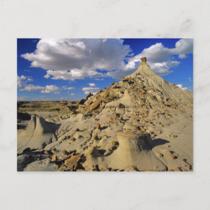 Badlands im Dinosaur Provincial Park in Alberta, 3 Postkarte
