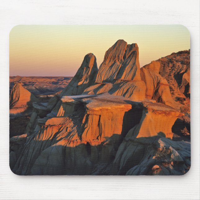 Badlands im Nationalpark Theodore Roosevelt Mousepad (Vorne)