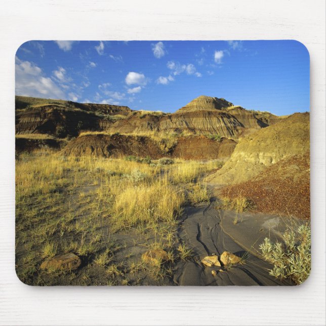 Badlands im Provinzialpark Dinosaur in Alberta, Mousepad (Vorne)