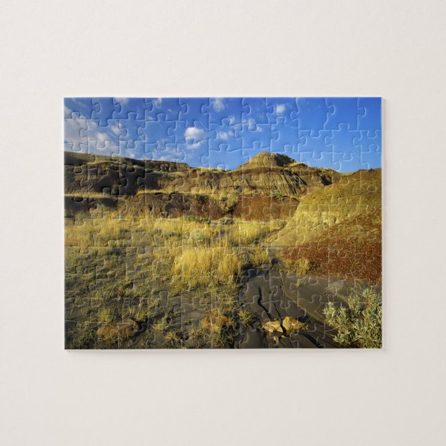 Badlands im Provinzialpark Dinosaur in Alberta, Puzzle (Horizontal)