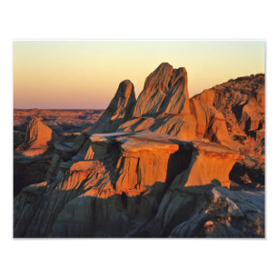 Badlands im Theodore-Roosevelt-Nationalpark Fotodruck