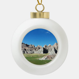 Badlands Keramik Kugel-Ornament