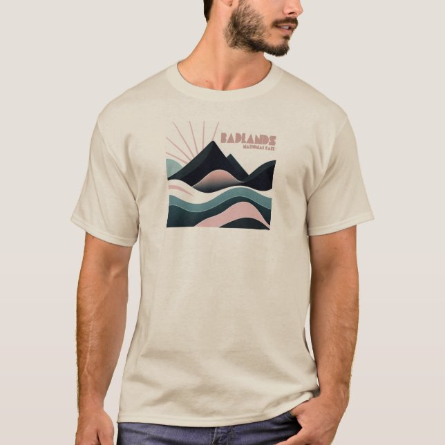 Badlands National Park Colored Hills T-Shirt (Vorderseite)