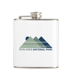 Badlands National Park Mountain Sun Flachmann