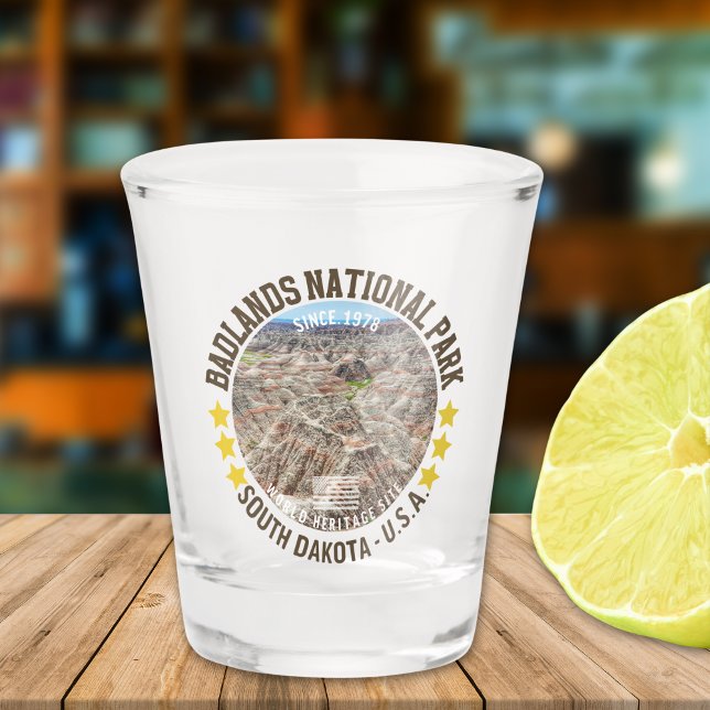 Badlands National Park Plains Photo  Schnapsglas (Von Creator hochgeladen)