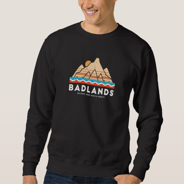 Badlands National Park Premium Sweatshirt (Vorderseite)
