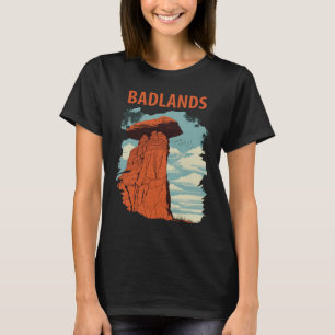 Badlands National Park Reiserote Reise T-Shirt