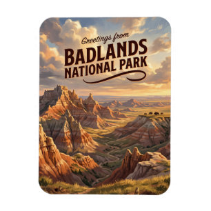 Badlands National Park South Dakota Magnet