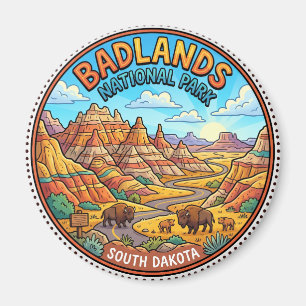 Badlands National Park South Dakota Magnet