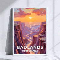 Badlands National Park South Dakota Malerei