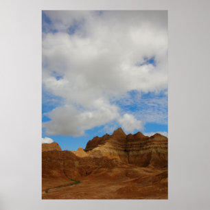 Badlands National Park, South Dakota Poster