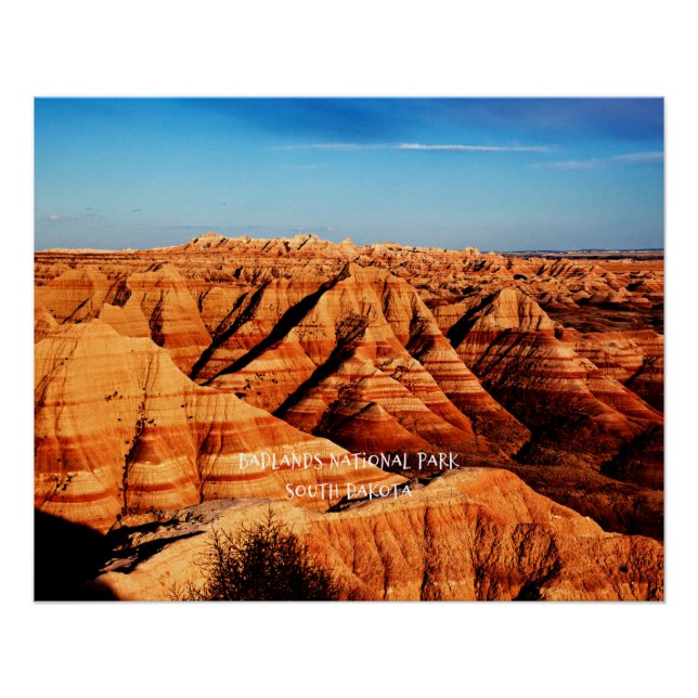 Badlands National Park, South Dakota Poster (Vorderseite)