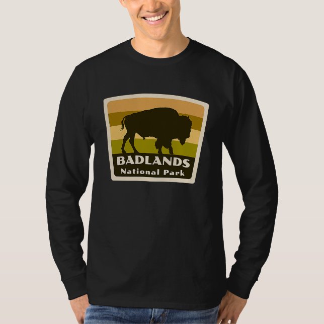 Badlands National Park South Dakota South Dakota B T-Shirt (Vorderseite)
