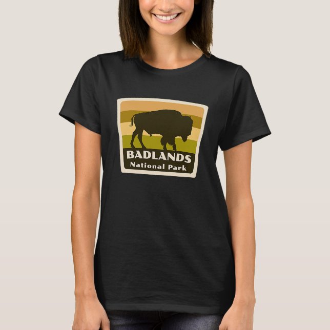 Badlands National Park South Dakota South Dakota B T-Shirt (Vorderseite)