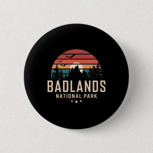 Badlands National Park South Dakota Souvenir Wande Button