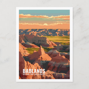 Badlands National Park South Dakota USA Postkarte