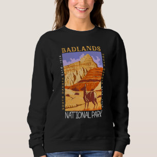 Badlands National Park South Dakota Vintag Sweatshirt