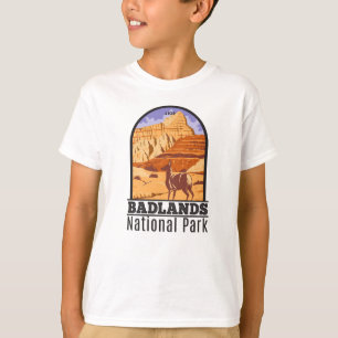 Badlands National Park South Dakota Vintag T-Shir T-Shirt