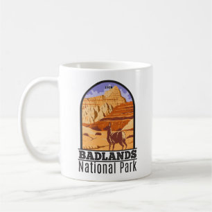 Badlands National Park South Dakota Vintage auf De Kaffeetasse