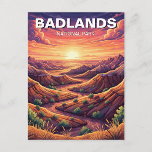Badlands National Park Souvenir Postkarte