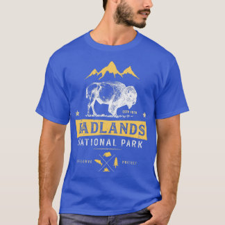 Badlands National Park T Buffalo Bison South Dakot T-Shirt