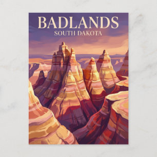 Badlands National Park USA Postkarte