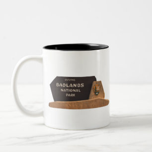 Badlands National Park Zweifarbige Tasse