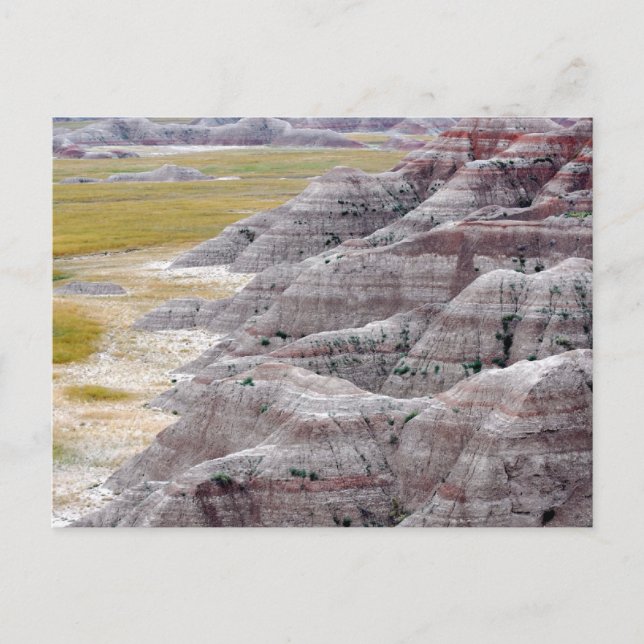 Badlands Nationalpark Berge aus der Ferne Postkarte (Vorderseite)