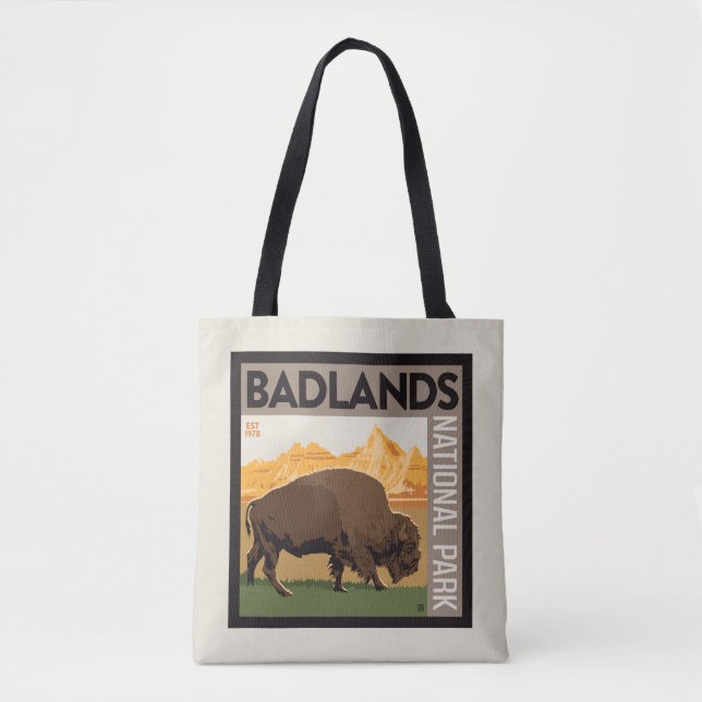 Badlands-Nationalpark | Buffalo (Vorderseite)