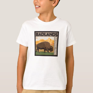 Badlands-Nationalpark   Buffalo T-Shirt