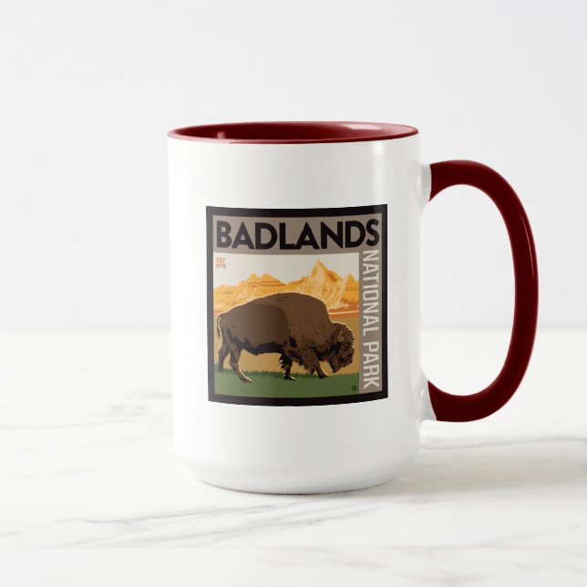 Badlands-Nationalpark | Buffalo Tasse (Rechts)