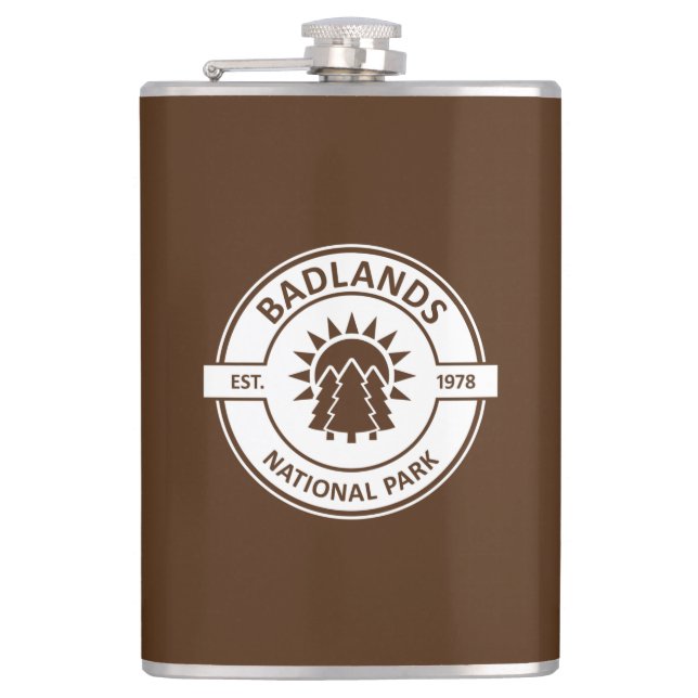 Badlands-Nationalpark Flachmann (Vorderseite)