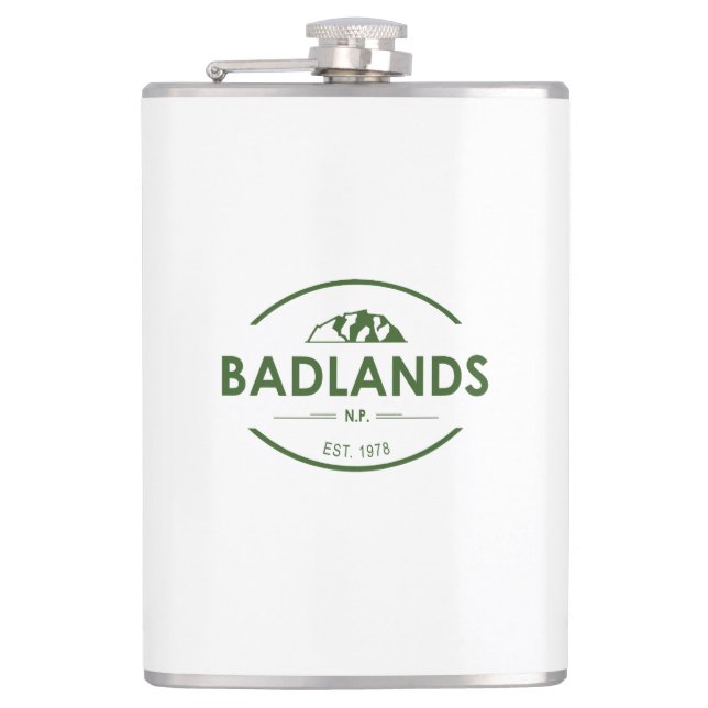 Badlands-Nationalpark Flachmann (Vorderseite)