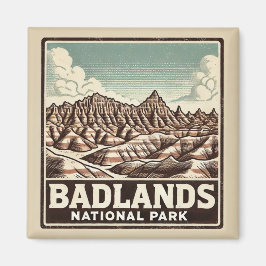 Badlands-Nationalpark Magnet