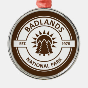 Badlands-Nationalpark Ornament Aus Metall