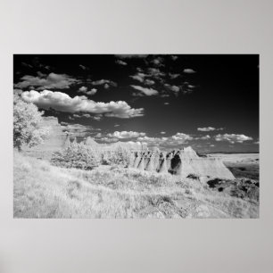 Badlands-Nationalpark Poster