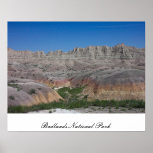 Badlands-Nationalpark Poster