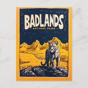 Badlands-Nationalpark Postkarte