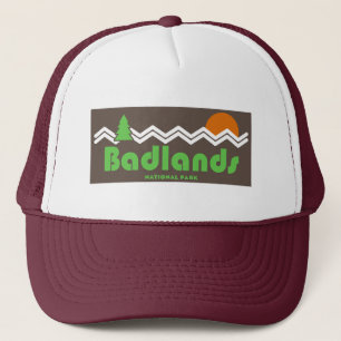 Badlands Nationalpark Retro Truckerkappe